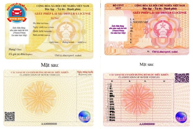 2 mẫu GPLX dự kiến cấp từ năm 2025